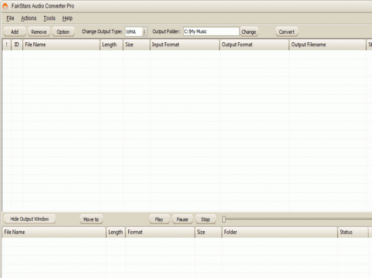 FairStars Audio Converter Pro Screenshot 1