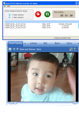 Supertintin MSN Webcam Recorder Screenshot 1