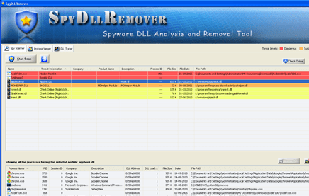Spy DLL Remover Screenshot 1