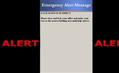 Blaser Emergency Alert Messaging System Screenshot 1