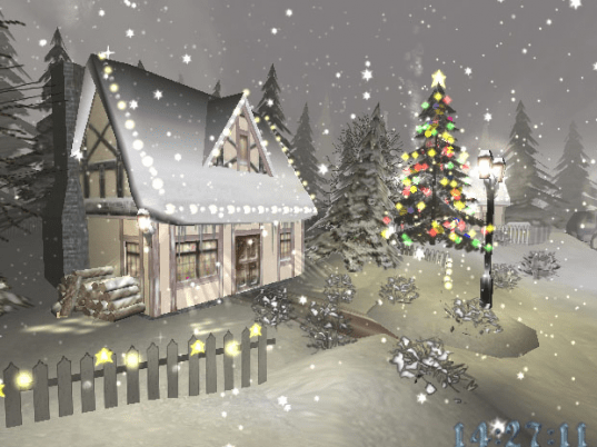 Christmas Time 3D Screensaver Screenshot 1