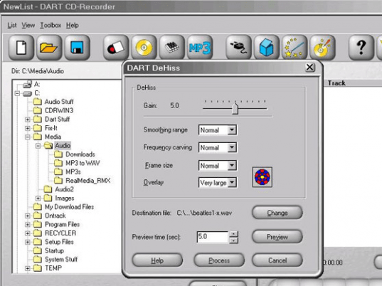DART CD-Recorder Screenshot 1