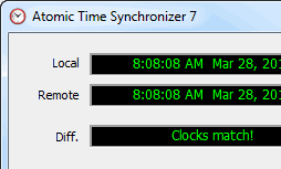 Atom Time Synchronizer Screenshot 1