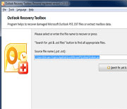 Outlook Recovery ToolBox Screenshot 1