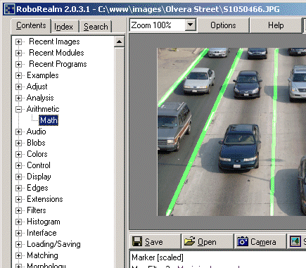 Robotic Machine Vision Software Screenshot 1