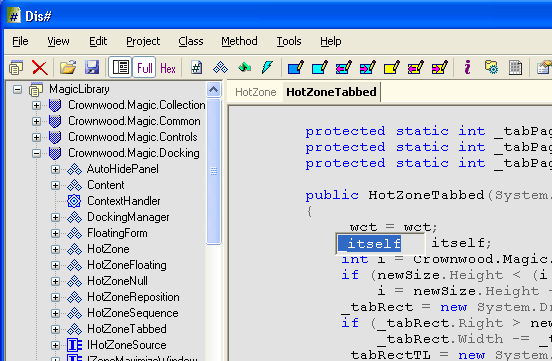Dis# - .NET decompiler Screenshot 1