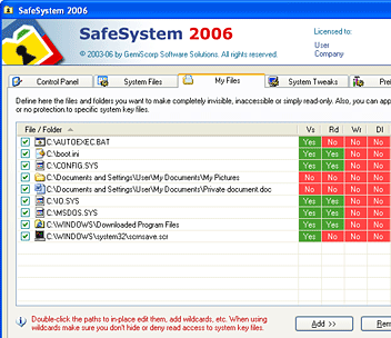 SafeSystem Screenshot 1