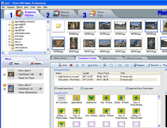 Anvsoft DVD Photo Slideshow Professional 6.51 Screenshot 1