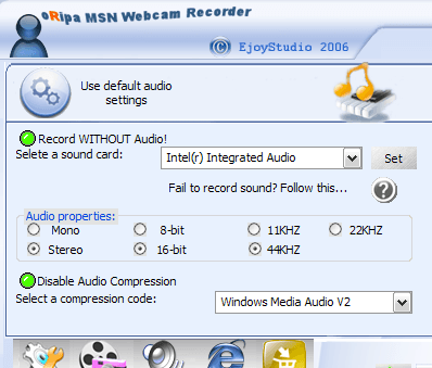 oRipa MSN Webcam Recorder Screenshot 1
