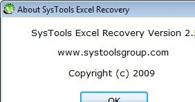 SysTools Excel Recovery Screenshot 1