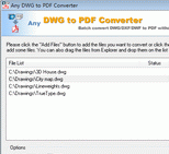DWG to PDF Converter 2010.5 Screenshot 1