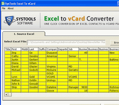 Import Data from Excel Screenshot 1