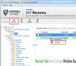 Recover Backup Data Screenshot 1