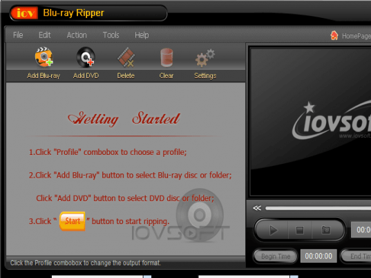 iovSoft Blu-ray Ripper Screenshot 1