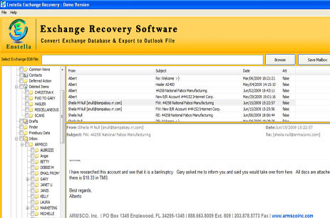 Microsoft Exchange Repair Tool Screenshot 1