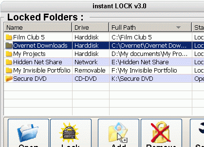 Instant LOCK, #1 File Security Software Screenshot 1