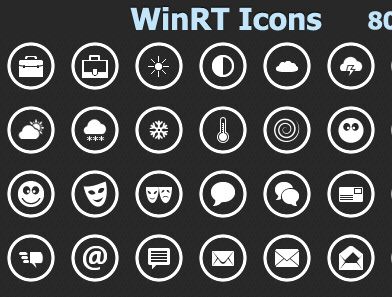 WinRT Icons Screenshot 1