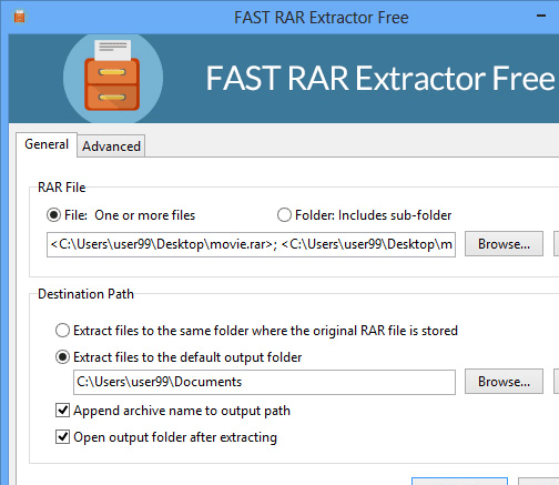 FAST RAR Extractor Free Screenshot 1