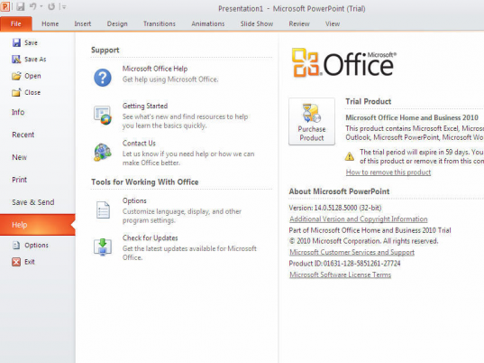 Microsoft Office PowerPoint Screenshot 1