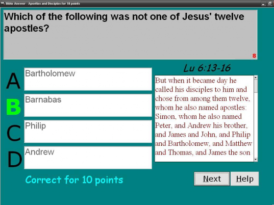 Bible Quiz Screenshot 1