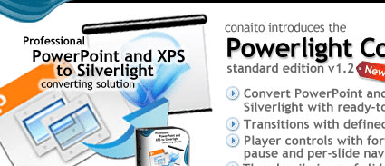 Powerlight Converter - Easy and rapid PowerPoint and XPS to Silverlight converting Screenshot 1