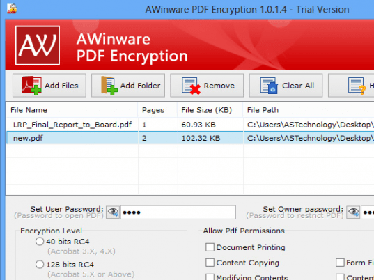 Adobe Pdf Security Tool Screenshot 1