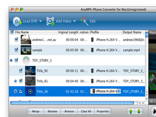 AnyMP4 iPhone 5 Converter Screenshot 1
