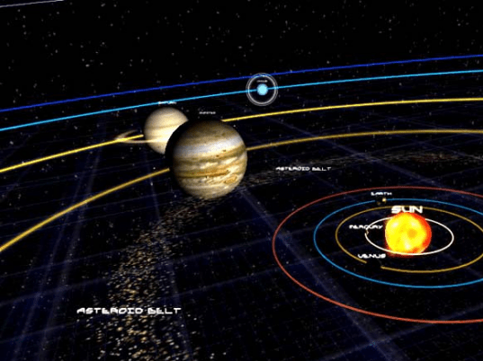 Solar System 3D Screensaver Screenshot 1