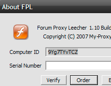 Forum Proxy Leecher Screenshot 1