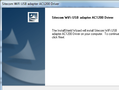 Sitecom WiFi USB adapter AC1200 Driver Screenshot 1