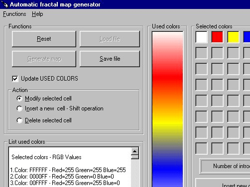 Automatic Fractal Map Generator Screenshot 1