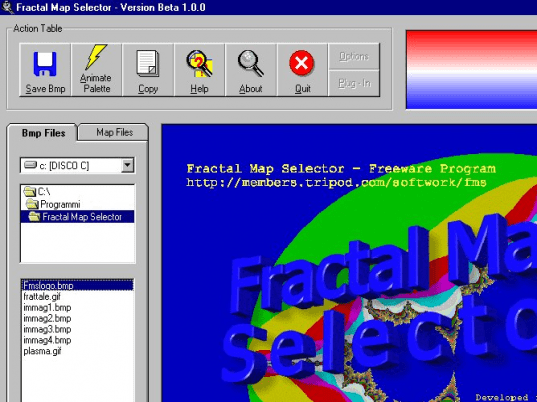 Fractal Map Selector Screenshot 1
