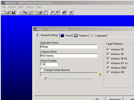 GkSetup Free-Edition Screenshot 1