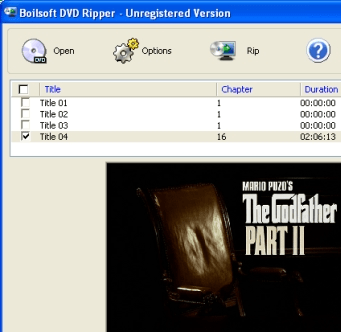Boilsoft DVD Ripper Screenshot 1