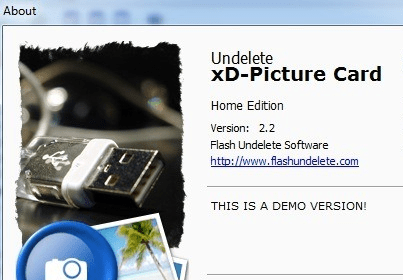 Undelete xD-Picture Card Screenshot 1
