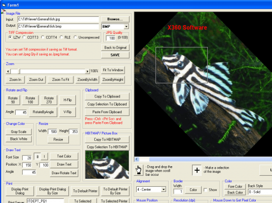 x360soft - Image Viewer ActiveX OCX(Site Wide License) Screenshot 1