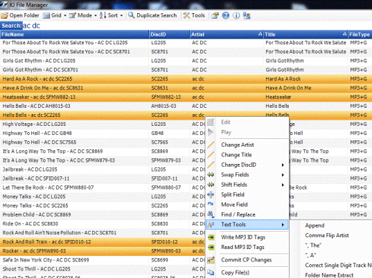 KJ File Manager Screenshot 1