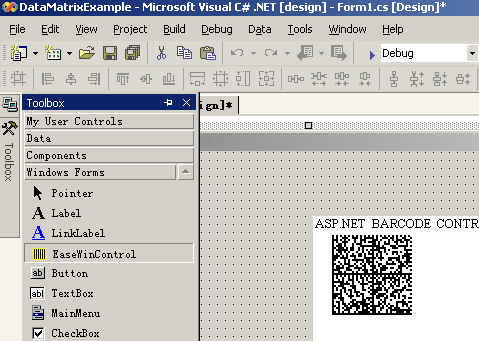 EaseSoft DataMatrix Barcode .NET Control Screenshot 1
