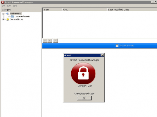 Smart Password Manager Screenshot 1