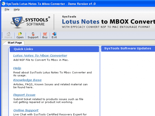 Lotus to MBOX Screenshot 1
