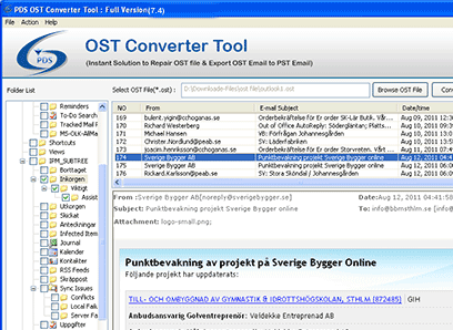 Convert Offline Folder to PST File Screenshot 1