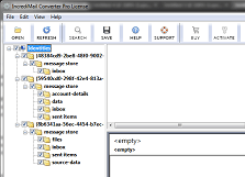 Incredimail to Outlook Import Screenshot 1