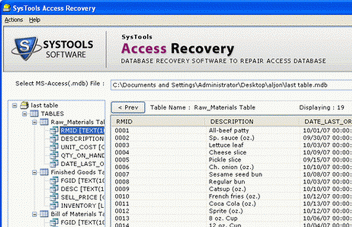 Access Recovery Tool for Easy Recovery Screenshot 1