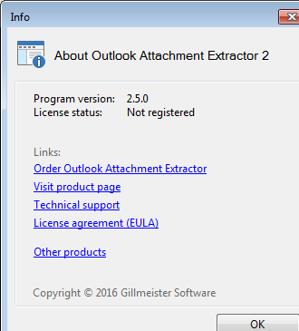 Outlook Attachment Extractor Screenshot 1