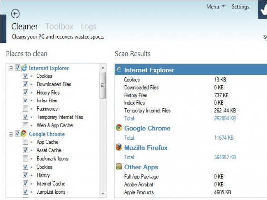 Synei PC Cleaner Screenshot 1