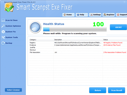 Smart Scanpst Exe Fixer Pro Screenshot 1