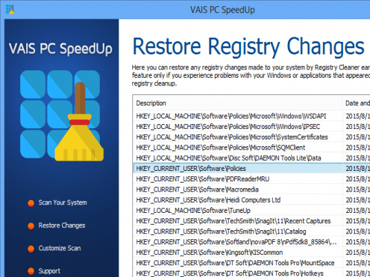 VAIS PC SpeedUp Screenshot 1