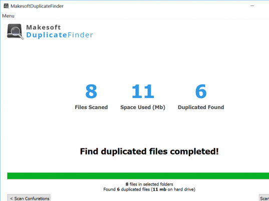 Makesoft DuplicateFinder Screenshot 1