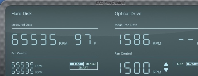SSD Fan Control Screenshot 1