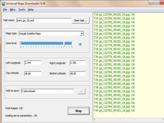 Universal Maps Downloader Screenshot 1